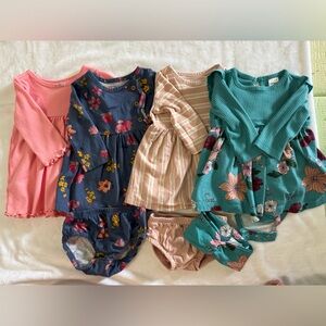 4 carters long sleeve dresses